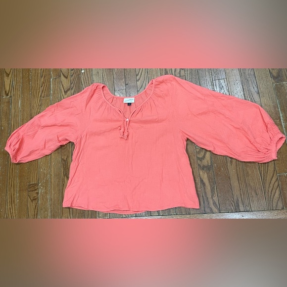 Universal Thread Coral Blouse - Picture 1 of 8